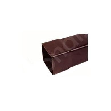 TUBO MARRONE QUADRO  80 X 2 MT