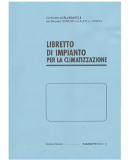 LIBRETTO IMPIANTO COMPLETO DI CLIMATIZZAZIONE
