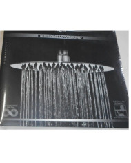 SOFFIONE LOW ROUND 200  IN ACCIAIO INOX AISI 304