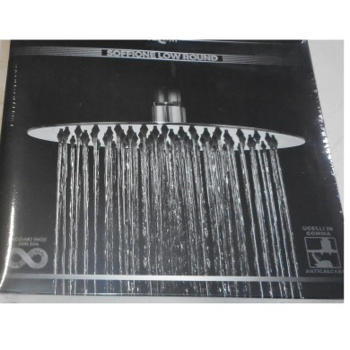 SOFFIONE LOW ROUND 200  IN ACCIAIO INOX AISI 304