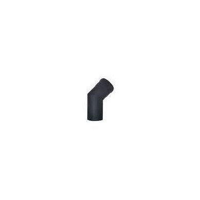 CURVA ACCIAIO SP.1.2 NERO OPACO 80 MM X 45°
