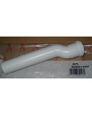 CANOTTO PROLUNGATO ECCENTRICO 24 CM BIANCO D 40 MM