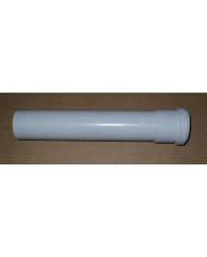 CANOTTO PROLUNGATO DRITTO 26 CM BIANCO DA 40 MM