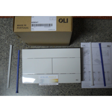 PLACCA OLI 74 MODELLO SLIM BIANCA