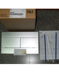 PLACCA OLI 74 MODELLO SLIM CROMO SATINATO
