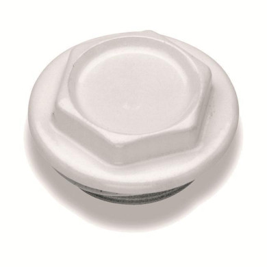 TAPPO RADIATORE ALLUMINIO 1 SX BIANCO