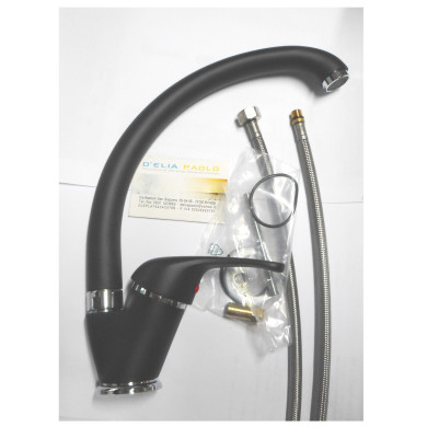 MISCELATORE NERO OPACO CANNA AD ARCO