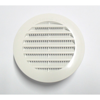 GRIGLIA TONDA AD INNESTO IN ABS DA 80 MM