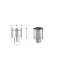 CAPPELLO ANTI VENTO INOX 160 M