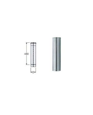 TUBO INOX 50 CM DA 160