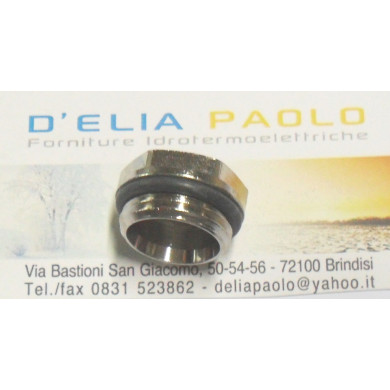 TAPPO PER ARREDOBAGNO NICKELATO 3/8