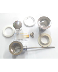 PILETTA AUTOMATICA C/SNODO CROMATA PESANTE 1 1/4