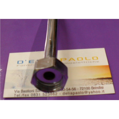 TUBO CROMATO 300 MM CON DADO 1/2 F