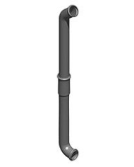 CANNA DI SCARICO INCASSO PER WC 45 °