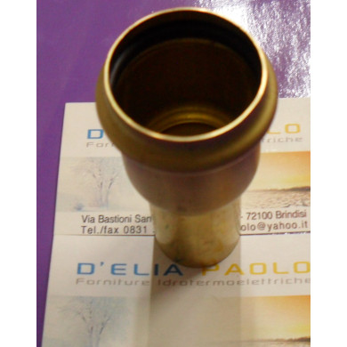 RACCORDO PIOMBO/PLASTICA 32/26 IN OTTONE