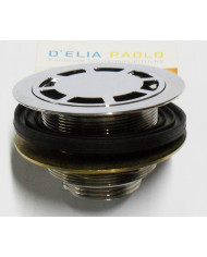 PILETTA SIFONATA OTTONE CROMATO 11/4