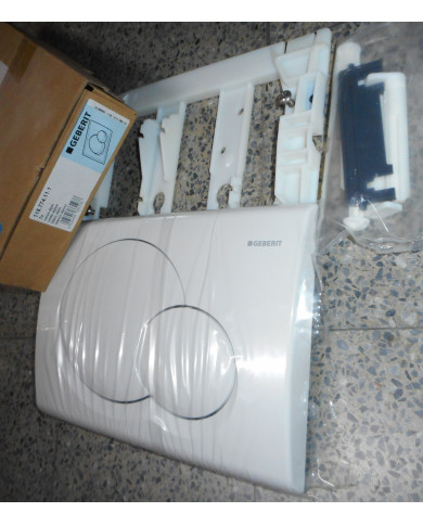 PLACCA GEBERIT BIANCA MODELLO BETA ORIGINALE