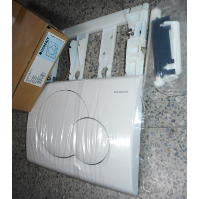 PLACCA GEBERIT BIANCA MODELLO BETA ORIGINALE