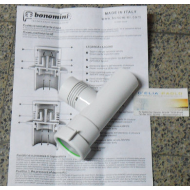 VALVOLA IMMISSIONE ARIA DA 40 X MM 140