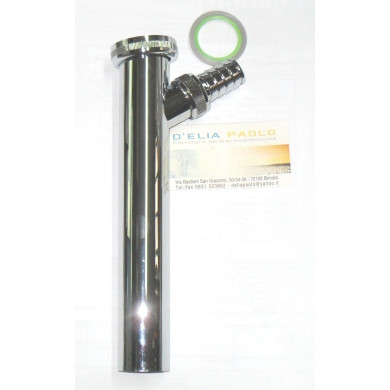 TUBO CROMATO CON ATTACCO LAVATRICE 11/4 X 32