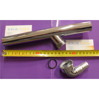 CANOTTO CROMATO 32 ATTACCO LAVATRICE-LAVASTOVIGLIE