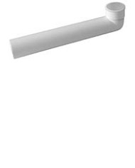 CANOTTO PP CURVO FLANGIATO 40 X MM 210