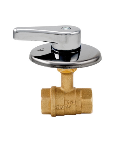 RUBINETTO INCASSO SFERA CON LEVA 1/2 F F