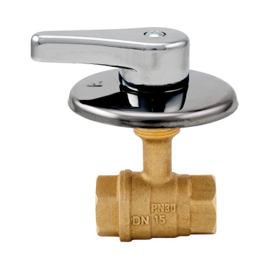 RUBINETTO INCASSO SFERA CON LEVA 1/2 F F
