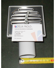 CHIUSINO SIFONATO 10.5 X 10.5 DA 50 LATERALE INOX