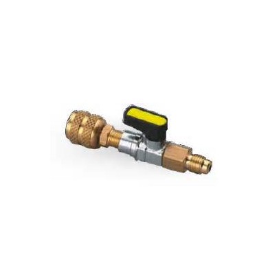 VALVOLA SFERA MASCHIO FEMMINA 1/4 X 1/4 ROSSO