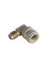 RACCORDO A  90°  GIREVOLE 5/16 F X 1/4 SAE M