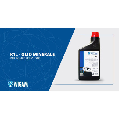 OLIO MINERALE PER POMPE VUOTO  LT 1   K1L