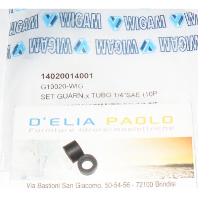 GUARNIZIONE IN NBR PER TUBI FLESSIBILE DA 1/4