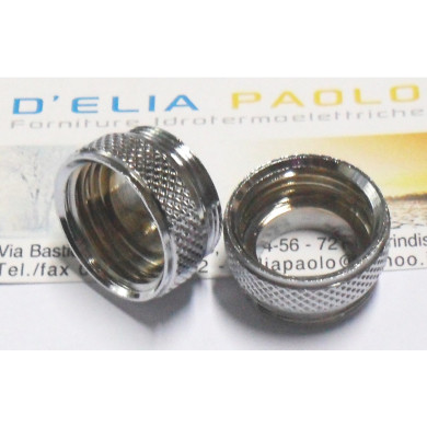 RIDUZIONE OTTONE CROMATA 22 X 1 M   -   1/2 F