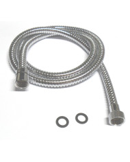 FLESSIBILE DOCCIA   2 MT DOPPIA  AGGRAFFATURA 1/2