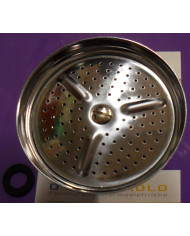 SOFFIONE DOCCIA CROMATO CON SNODO A CAMPANA