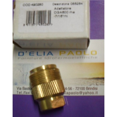 ADATTATORE OXYTURBO CGA 600 RHE - 7/6 RHI