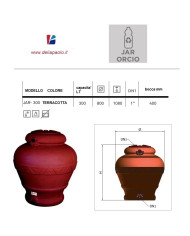 SERBATOIO POLIETILENE JAR  300 LITRI CON FORI