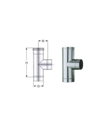 TI INOX 90° DA 140
