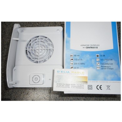ASPIRATORE CENTRIFUGO DA 100 MM PORTATA 110 M3H