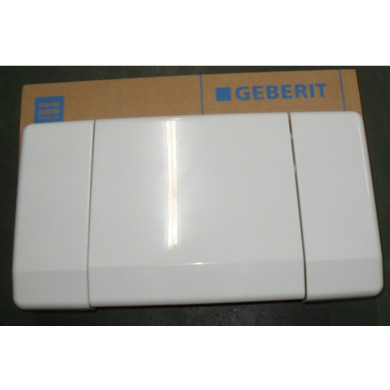 PLACCA CON PULSANTE MONOTASTO BIANCO