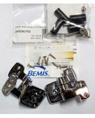 COPPIA CERNIERE CROMATE ESEDRA CLODIA ESPANSIONE