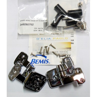 COPPIA CERNIERE CROMATE ESEDRA CLODIA ESPANSIONE