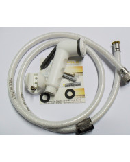 KIT DOCCETTA A PULSANTE VERONA IN ABS BIANCO