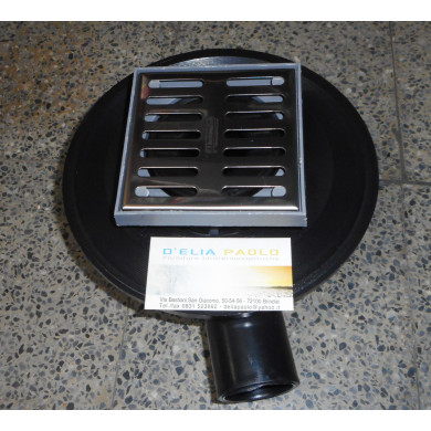 POZZETTO GOGO SIFONE ESTRAIBILE GRIGLIA INOX 50 MM