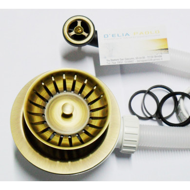 PILETTA LAVELLO CTP ROTONDO OTTONE ANTICATO