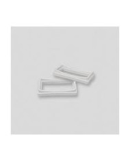 GUARNIZIONE RETTANGOLARE CURVA  BIANCA