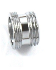 RIDUZIONE 1/2 M - 22 X 1 M  OTTONE CROMATO