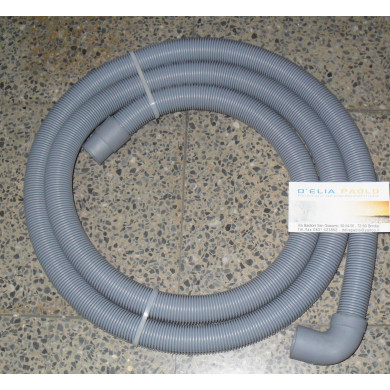 FLESSIBILE SCARICO LAVATRICE CON RACCORDO CURVO