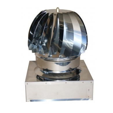 CAPPELLO EOLICO BASE QUADRATA 27 X 27